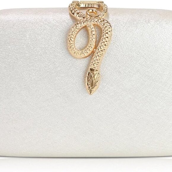 Glamorous Hard Shell Clutch Bag for Women – Ideal for Parties & Formal Events - Picture 1 of 6